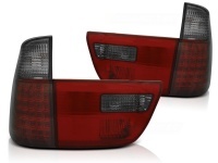 2 luces traseras LED BMW X5 E53 99-06 - Rojo ahumado