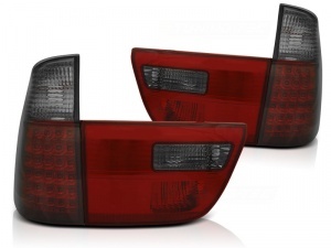 2 BMW X5 E53 99-06 LED-achterlichten - Gerookt rood