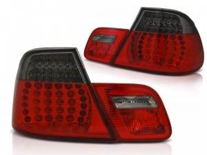 2 Feux arriere BMW Serie 3 E46 Coupe 03-06 - Rouge Fume