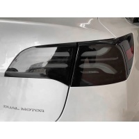2 Tesla Model 3 Model Y dynamische LED-achterlichten - Gerookt zwart