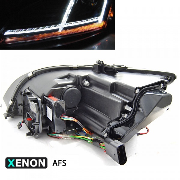 2 AUDI TT 8J phase 2 10-14 xenon headlights - Matrix LED look - AFS - Chrome