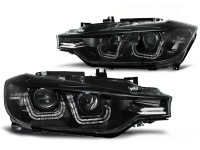 2 3 F30 Angel Eyes LED-koplampen 11-15 - Zwart