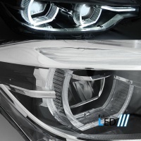 2 faros de estiramiento facial BMW Serie 3 F30 F31 LCI - fullLED 3D - 15-18
