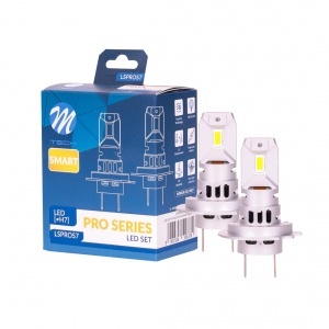 2 lâmpadas LED H7 M-tech Pro Smart 6000K - Branco Puro