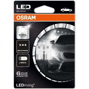2 ampoules LED W5W Osram LEDriving 6000K - Cool White