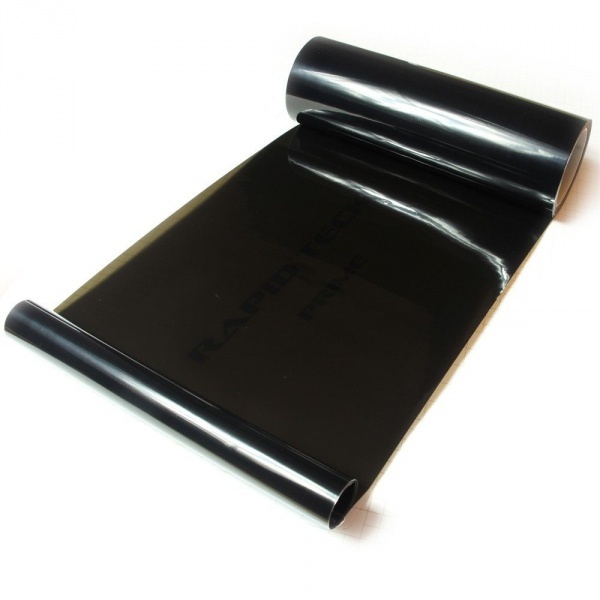 Roll 100cm Black tinted film for lighthouse and lights / 30cm