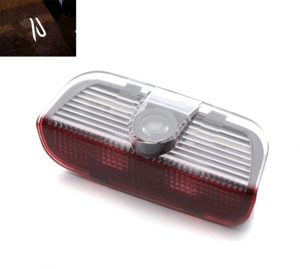 Embalagem para peitoril de luz LED fantasma - Logo R VW