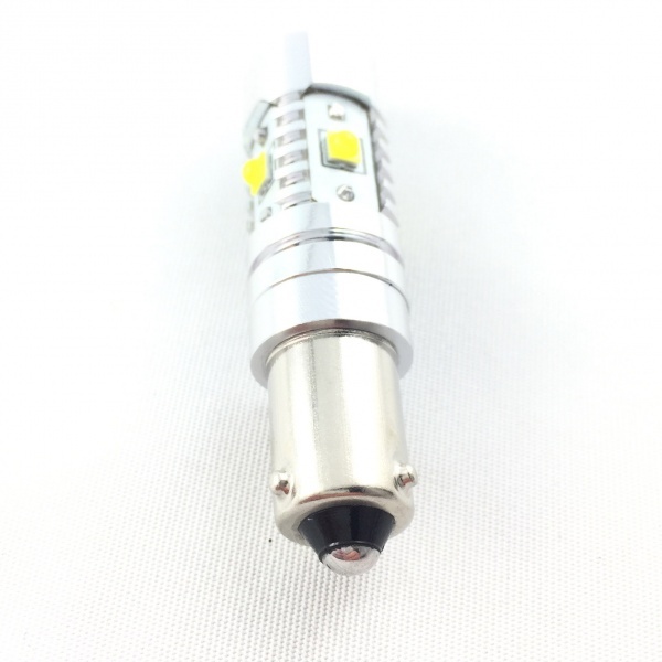 1 HPC 25W LED Bulb H21W - Bay9s - White