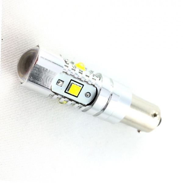 1 HPC 25W LED Bulb H21W - Bay9s - White
