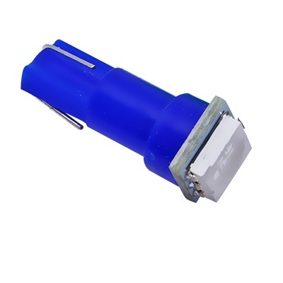 Ampoule T5 LED 1 SMD - Culot W1.2W - Bleu 