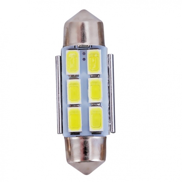 Navette 36mm LED Nav6 5730 - Anti Erreur OBD - C5W - Blanc Pur