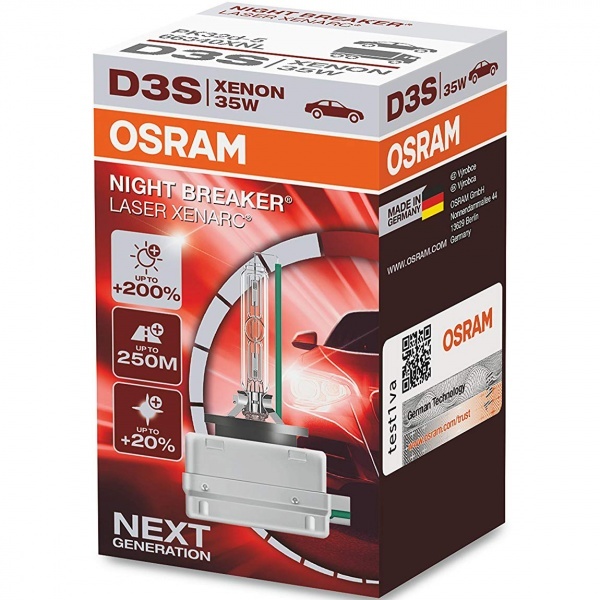1 Ampoule OSRAM D3S 66340XNL Night Breaker Laser