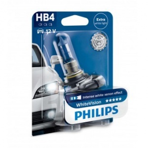 1 ampoule HB4 9006 Philips White Vision 4300k