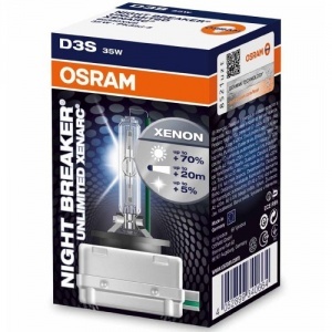 OSRAM D3S Xenon 66340XNB Night Breaker Unlimited Xenarc