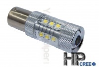 HPC 80W LED-lamp S25 R5W 1156 BA15S P21W - Wit