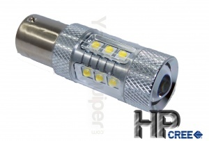 Ampoule HPC 80W LED 1157 - Culot BAY15D P21/5W - Blanche