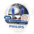 Филипс 11. Лампы Philips White Vision h11 свет. Diamond Vision h11. Philips Diamond Vision h11. Лампочки Филипс h11 Vision +30.