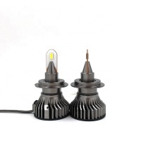 2 bombillas LED H7 mini ventiladas 10000 lúmenes 6000 K - Blanco puro