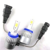 2 H9 HEADxtrem LED Bulbs C6 7600lumens 72W - Pure White