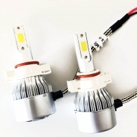 2 H16 HEADxtrem LED-lampen C6 7600lumens 72W - zuiver wit