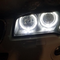 Pack LED bulb 5Watts angel eyes rings BMW E39 to E87, X3- White xenon