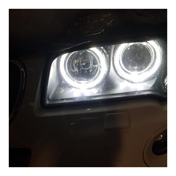 Pack lâmpada LED 5Watts anjo olhos toca BMW E39 para E87, X3- xenon branco