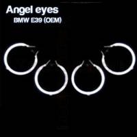 Confezione 4 Anelli occhi angelo CCFL BMW E39 Origin White