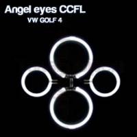 4 Angel eyes rings CCFL VOLKSWAGEN GOLF 4 White