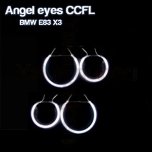 Pack 4 Anneaux Angel eyes CCFL BMW E83 X3 Blanc