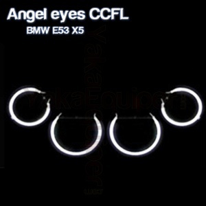 Pack 4 Anneaux Angel eyes CCFL BMW E53 X5 Blanc