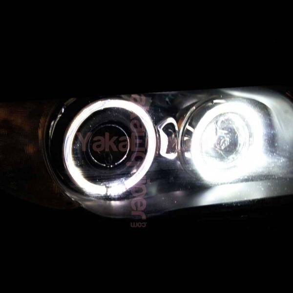 Pack 4 Angel eyes rings CCFL BMW E46 Compact White