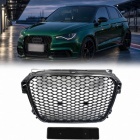 Grille calandre Audi A1 8X 10-14 - Nid d'abeille RS1 - Noir Grille calandre Audi A1 8X 10-14 - Nid d'abeille RS1 - Noir