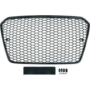 Audi A5 grille grille 12-16 - look RS5 - Black - PDC