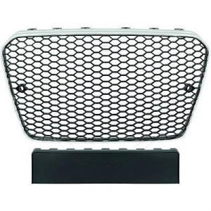 Audi A5 grille 12-16 - look RS5 - Chrome Black - PDC