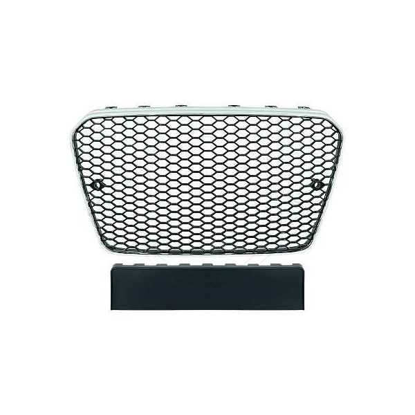 Audi A5 grille 12-16 - look RS5 - Chrome Black - PDC