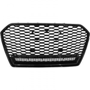 Grille grille Audi A6 C7 phase 2 15-18 - Zwart - RS6 quattro look