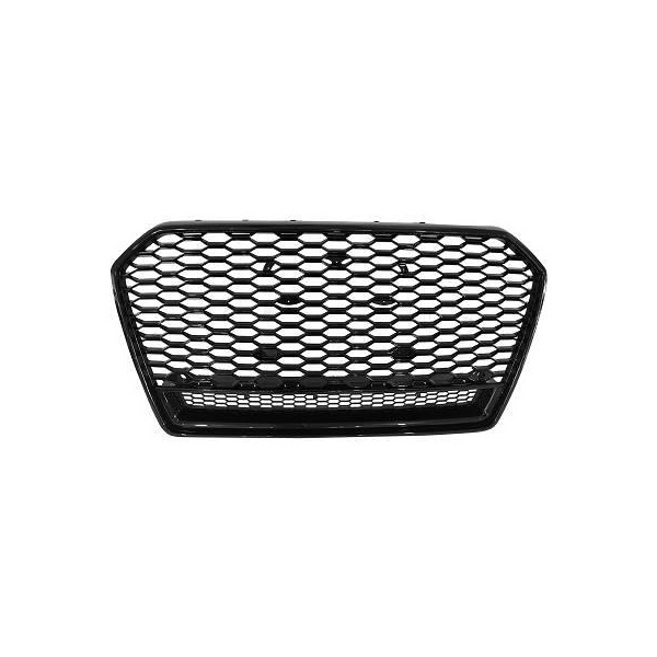 Grille grille Audi A6 C7 phase 2 15-18 - Black - RS6 quattro look