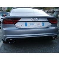Rear diffuser AUDI A7 sline S7 4G facelift phase 2 14-17 - Look RS7