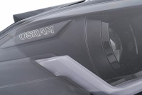 2 faróis dianteiros VW Golf 7.5 fase 2 - fullLED - Preto - OSRAM dinâmico