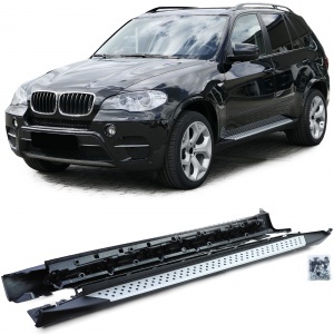 BMW X5 E70 07-13 Footboard Kit - Aluminum