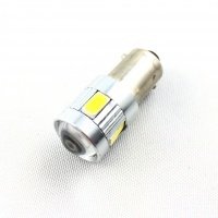 Lâmpada LED H6W 3D 6 SMD - Anti Erro OBD - Base bax9s - Branco puro