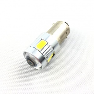 Ampoule H6W LED 3D<sup>6</sup> SMD- Anti Erreur OBD - Culot bax9s - Blanc Pur