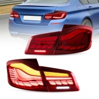 2 luzes traseiras dinâmicas OLED BMW Serie 5 F10 - 10-17 - Vermelho