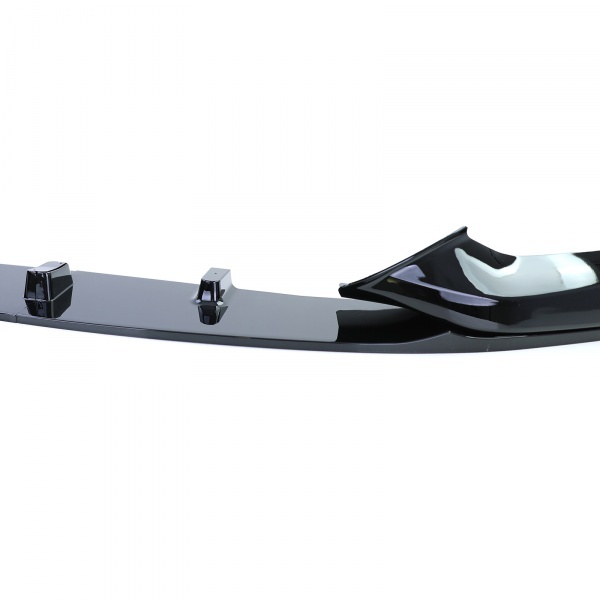 Spoiler de lâmina de pára-choques - BMW Serie 5 G30 G31 16-20 - visual mperf - preto brilhante