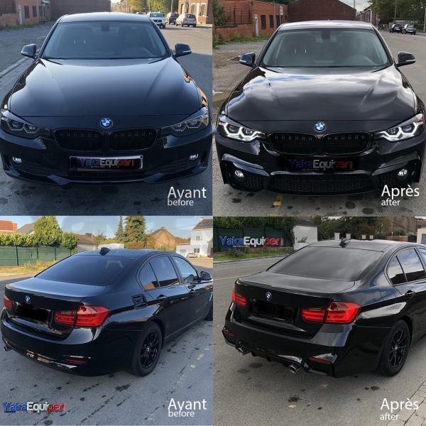 Complete body kit BMW Serie 3 F30 11-15 look M3 - PDC