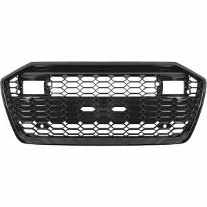 Grill grille Audi A6 C8 18-22 - glossy black - RS6 look