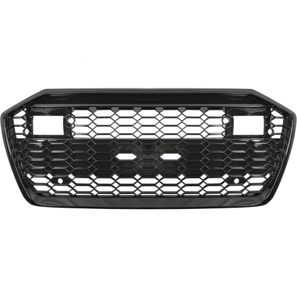 Grill grille Audi A6 C8 18-22 - glossy black - RS6 look
