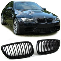 BMW 3 E92 E93 07-10 grille grille - look M - Shiny black