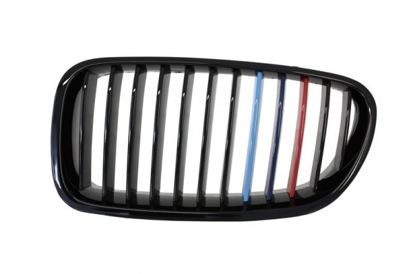 Rejilla del radiador BMW 5 F10 F11 - Negro brillante Mpower