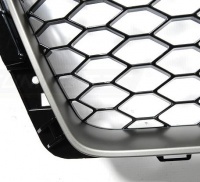 Griglia del radiatore Audi A4 B9 modello 15-19 - aspetto RS - Nero Grigio